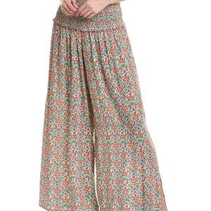 NWT Smocked Tory Burch Beach Wide Leg Pants Size L